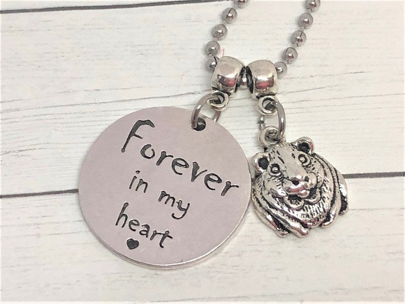 Pet Memorial Guinea Pig Guinea Pig Memorial Necklace Pet Memorial Pet Memorial Jewelry Pet Memorial Gift Pet Loss Gift