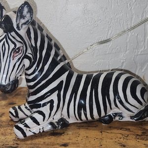 イタリー製　ゼブラ　陶器置物 約30cm Italian Zebra Pottery - Etsy