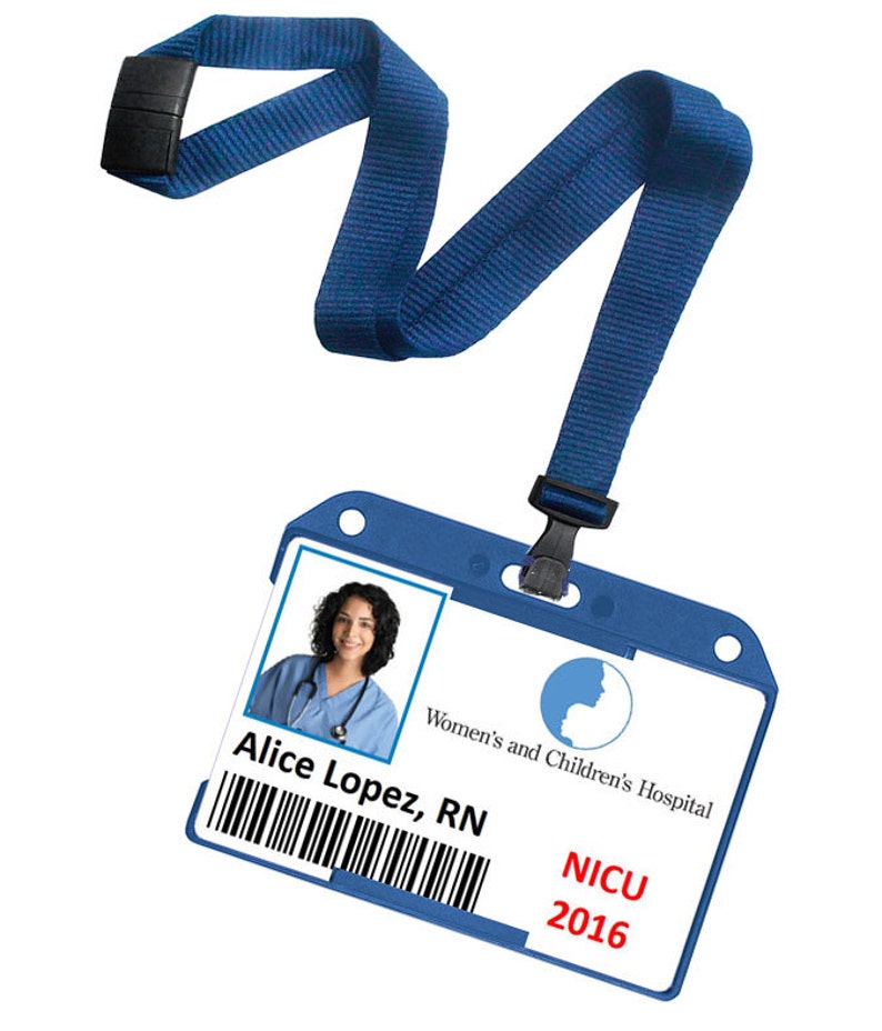 MRI Safe 5/8 Breakaway Lanyard Rigid Plastic Open Face Etsy