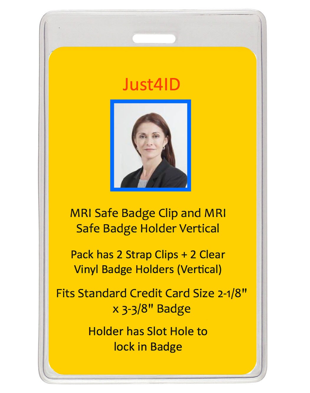 MRI Safe Badge Clip and Holder 10 Pack Etsy