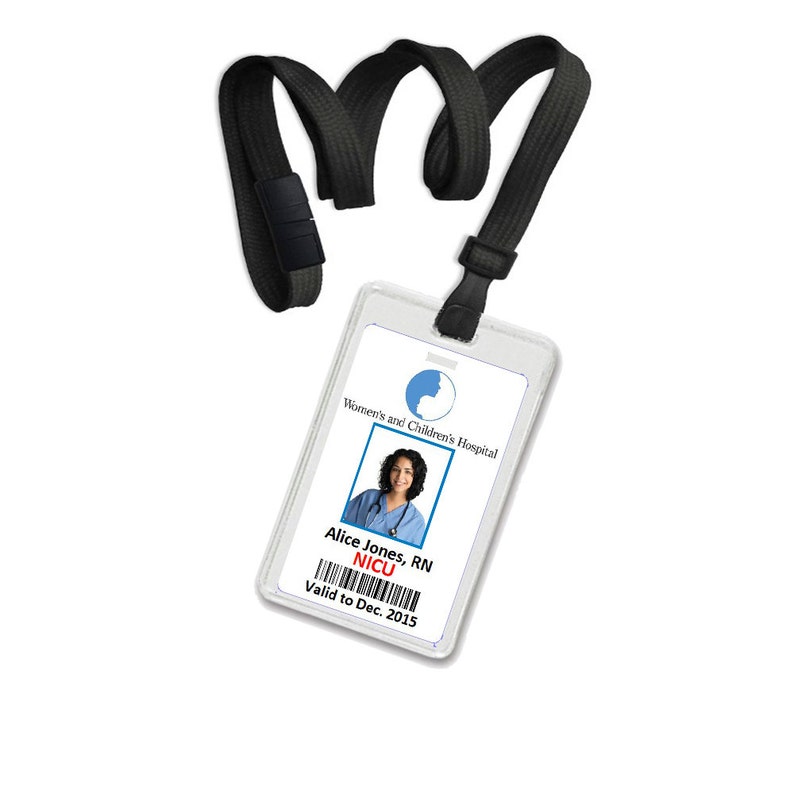 MRI Safe 5/8 Breakaway Lanyard Badge Holder Etsy