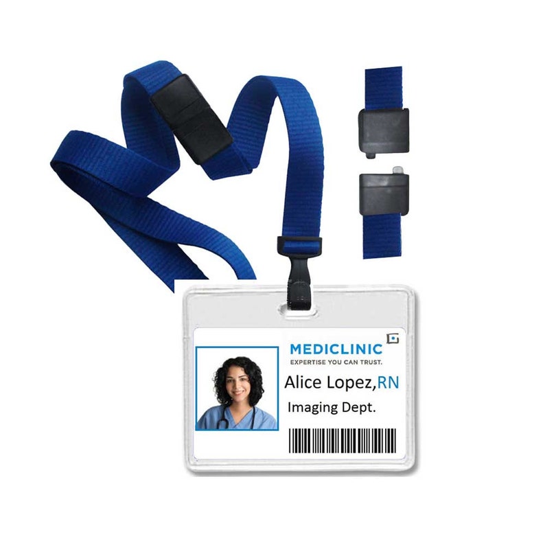 MRI Safe 5/8 Breakaway Lanyard Badge Holder Etsy