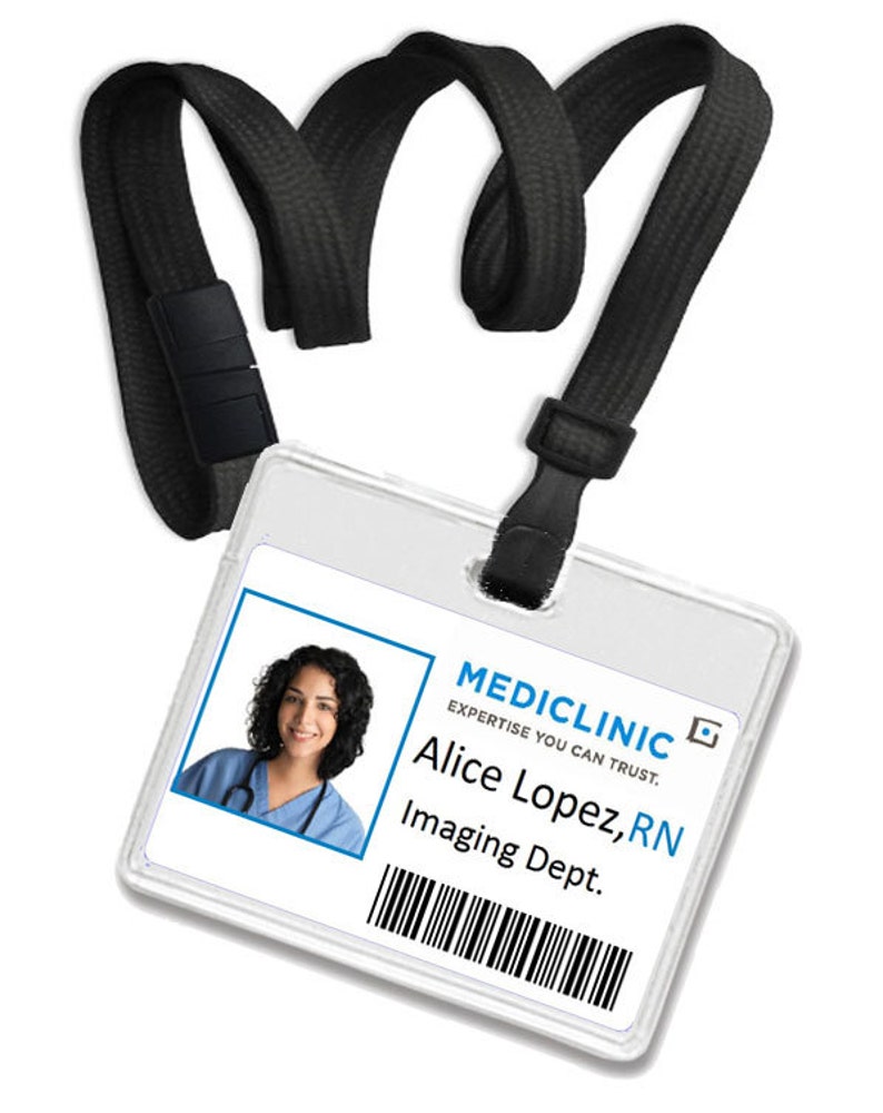 MRI Safe 5/8 Breakaway Lanyard Badge Holder Etsy