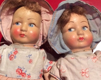 SOFT /"POSEABLE/" STRAW HAT in CREAM fits American Girl /& Bitty Baby//Twins