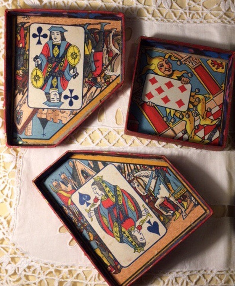 Antique French Board Game Beautiful Unique Box Rare French Etsy