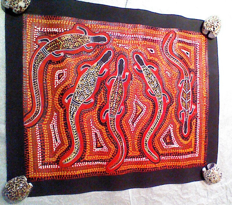 AUSTRALIAN ABORIGINAL ART Original Aboriginal Art 60 X 48 Cm Etsy