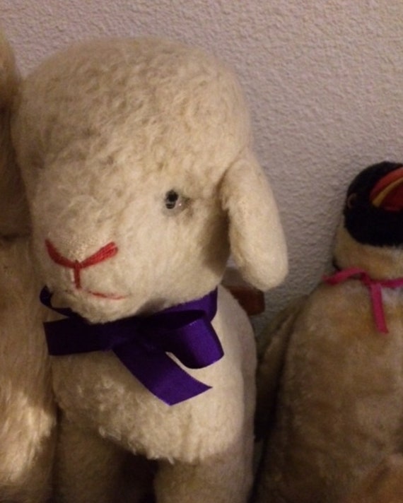 large lamb stuffed animal