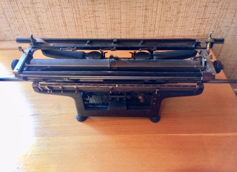 Antique Typewriter Underwood Standard Rare Wide Carriage Etsy