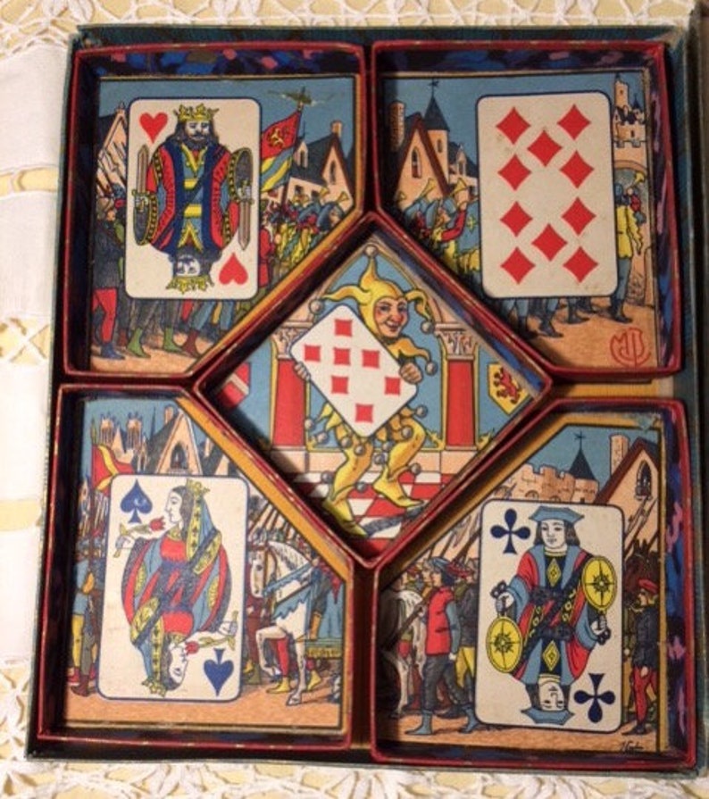 Antique French Board Game Beautiful Unique Box Rare French Etsy