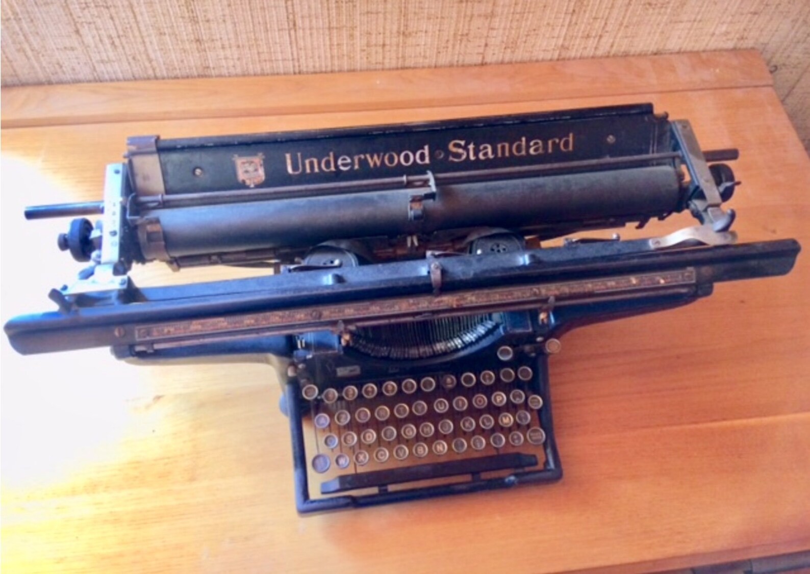Antique Typewriter Underwood Standard Rare Wide Carriage Etsy UK
