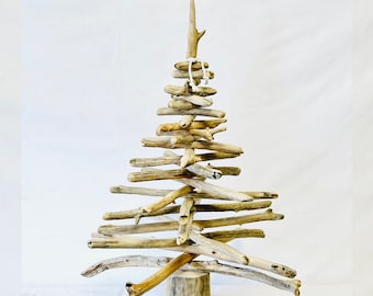 Driftwood Christmas Tree 2 FT - Maine Tabletop Wooden XMAS Tree