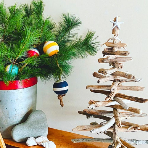 Driftwood Christmas Tree 3 Ft Wooden Tree Maine Christmas Etsy