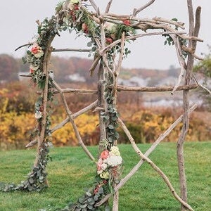 Driftwood Wedding Arch Arbor wedding Chuppah Beach - Etsy