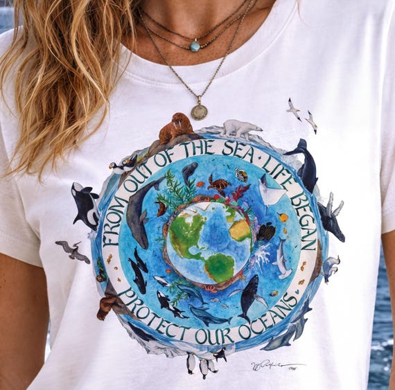 Save Our Seas T-Shirt, Marine Life Shirt, Ocean Lover Gift, Beach Cleanup Tee, Eco Friendly Tee