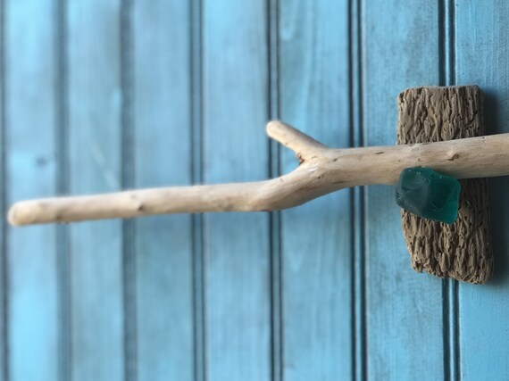 Driftwood Curtain Rods With Wrought Iron Hanger 2 Driftwood Etsy