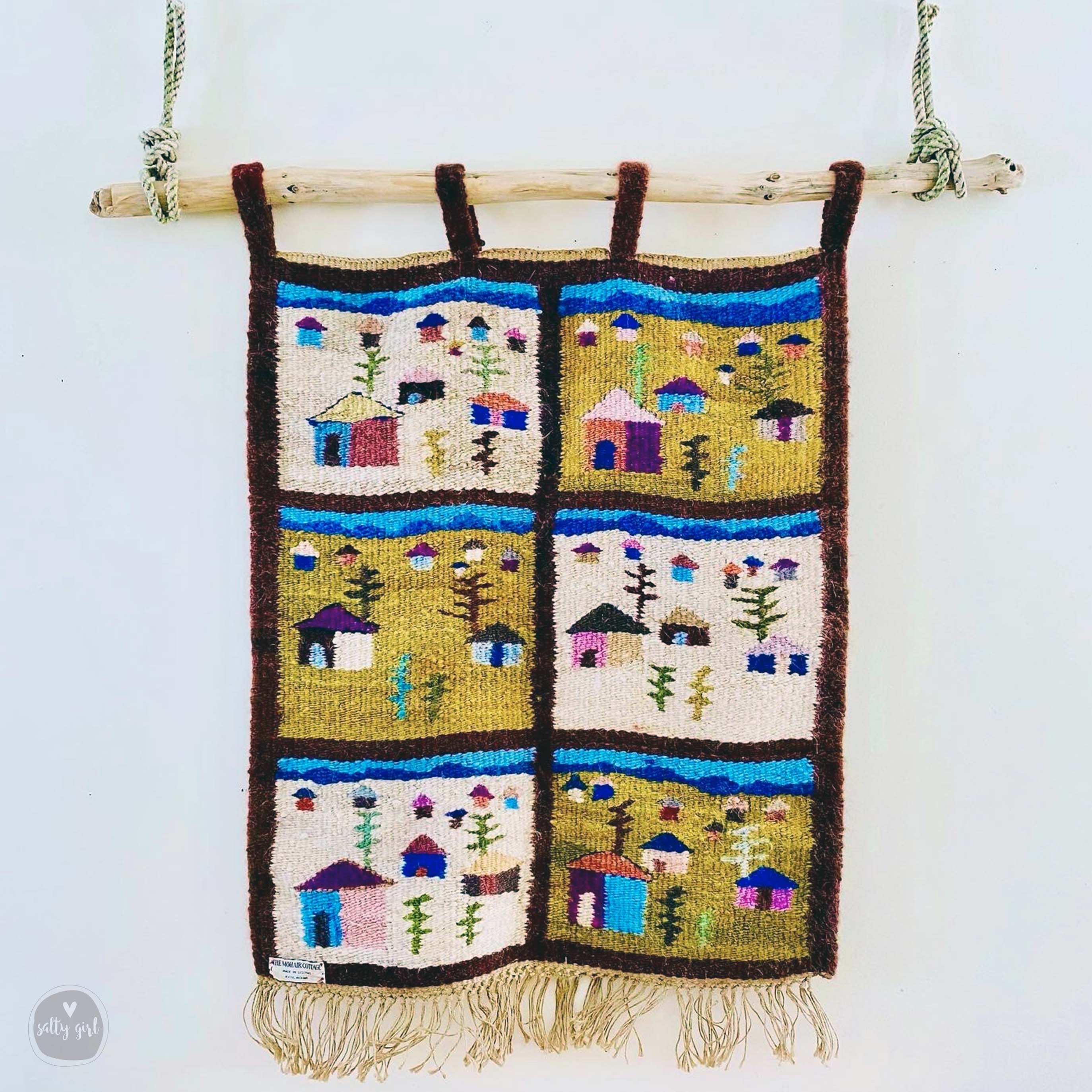 Wood Tapestry Hanger  Hickory / Natural – Little Korboose
