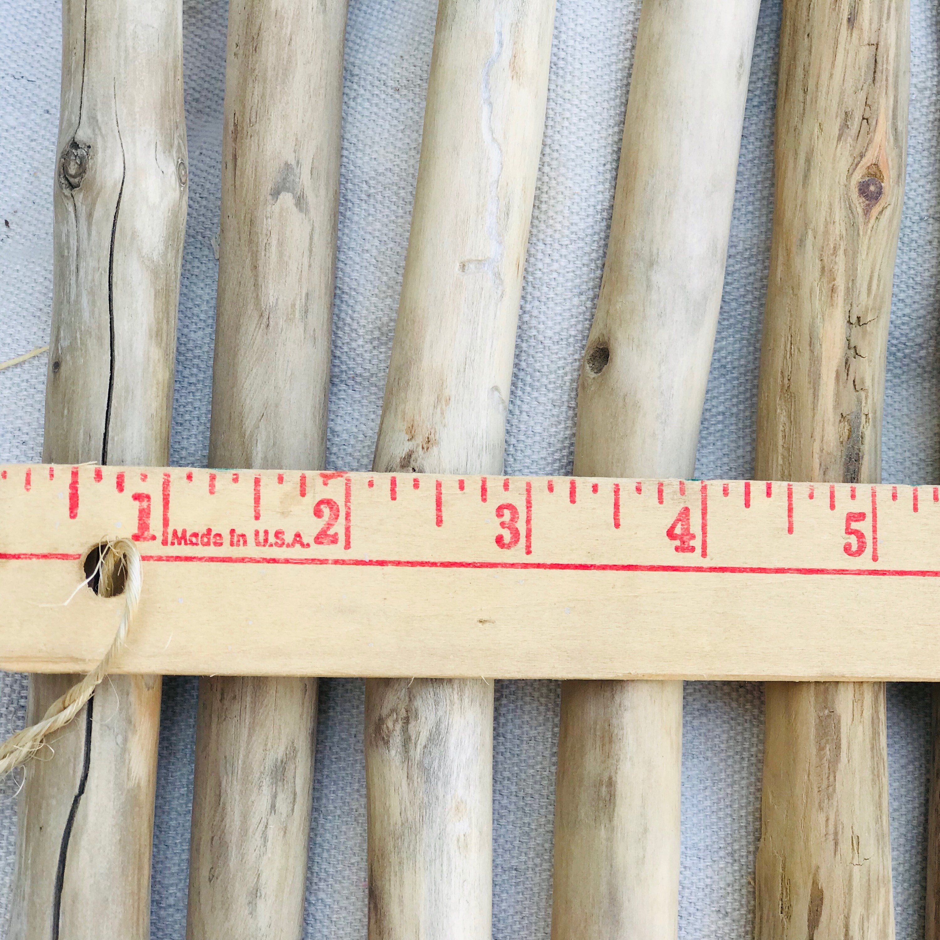 Kukuma Macramé - Palos de madera rústicos Medidas: •40