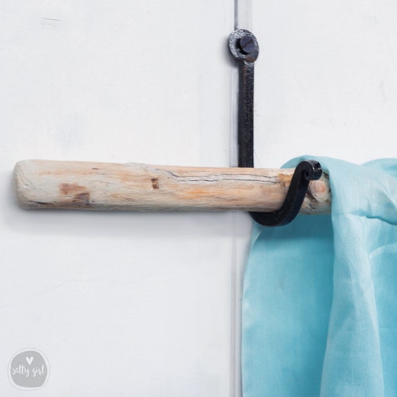 Curtain Rod Hooks 2 Single Prong Wrought Iron Coat Hooks Etsy