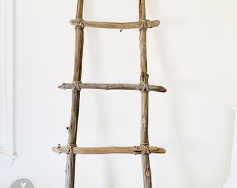Driftwood blanket ladder sale