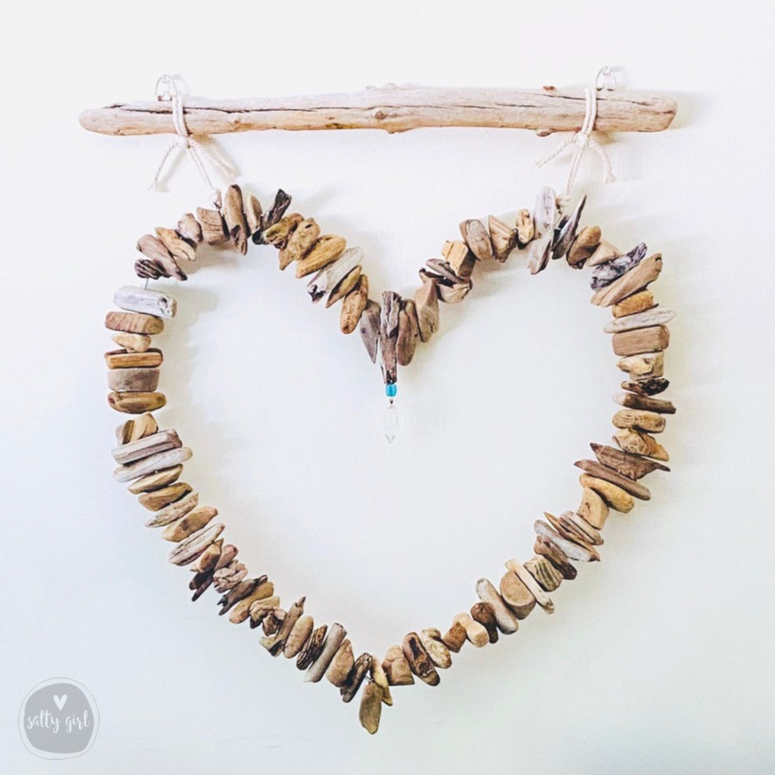 Driftwood Heart Wall Art 24 Driftwood Wall Decor Etsy