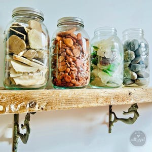 Vintage Sea Pottery | 15 Surf Tumbled Ceramic Shards | Beachcombed Pottery Pieces for Jewelry & Crafts