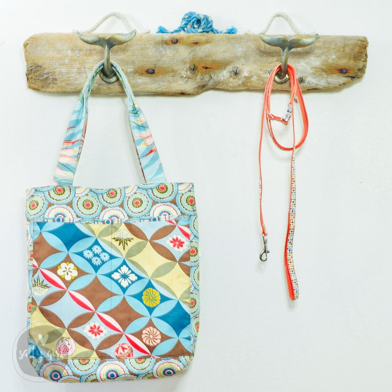 MaineSaltyGirl Whale Tail Driftwood Wall Rack