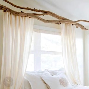 Thick Driftwood Branch 5-7 FT | Coastal Wall Decor, Macrame, Plant Hanger