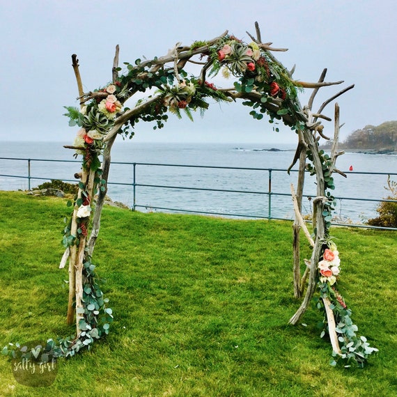 Driftwood Wedding Arch Arbor Wedding Chuppah Beach | Etsy