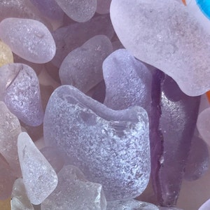 Purple Sea Glass | 2 oz Maine Sea Glass Lavender-Amethyst