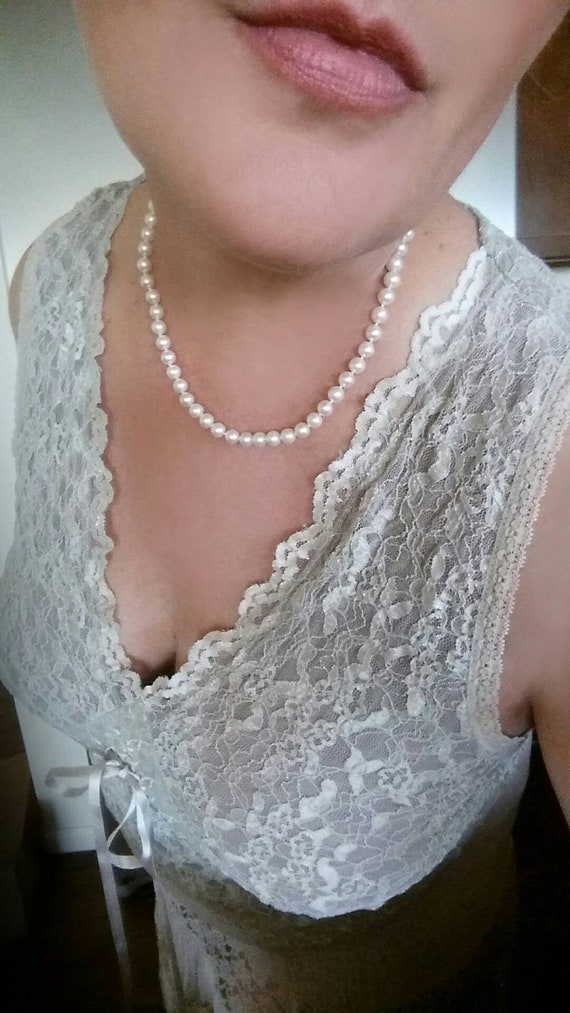 Vintage Pearl Necklace - image 3