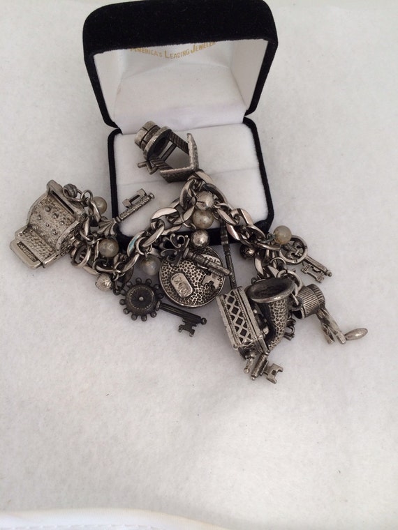 Couture Large 3D Costume Charm Bracelet Tons of F… - image 3