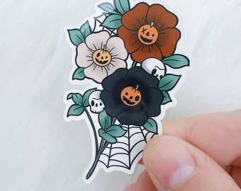 Pumpkin Bouquet Vinyl Sticker Die Cut