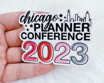 Chicago Planner Conference 2023 Vinyl Sticker Die Cut