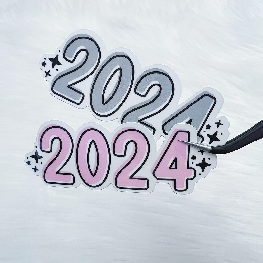 2024 Vinyl Sticker Die Cut | Choose Your Color - Etsy