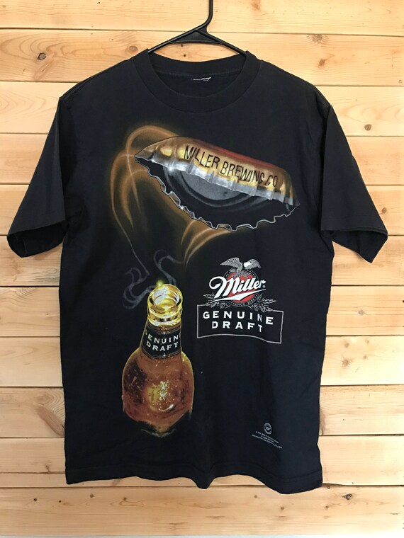 Miller Genuine Draft Shirt // Vintage Miller Shirt
