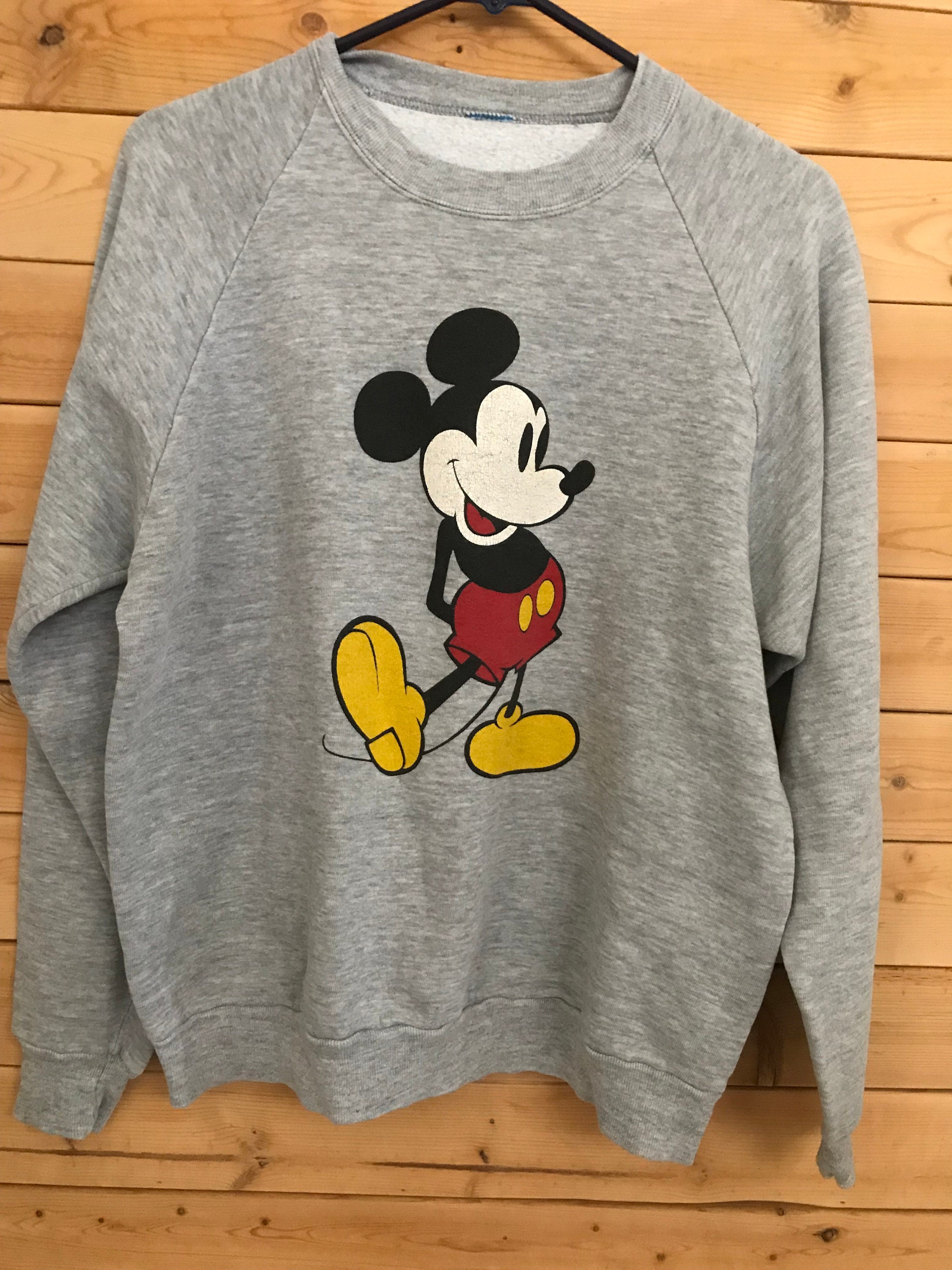 vintage red mickey mouse sweatshirt