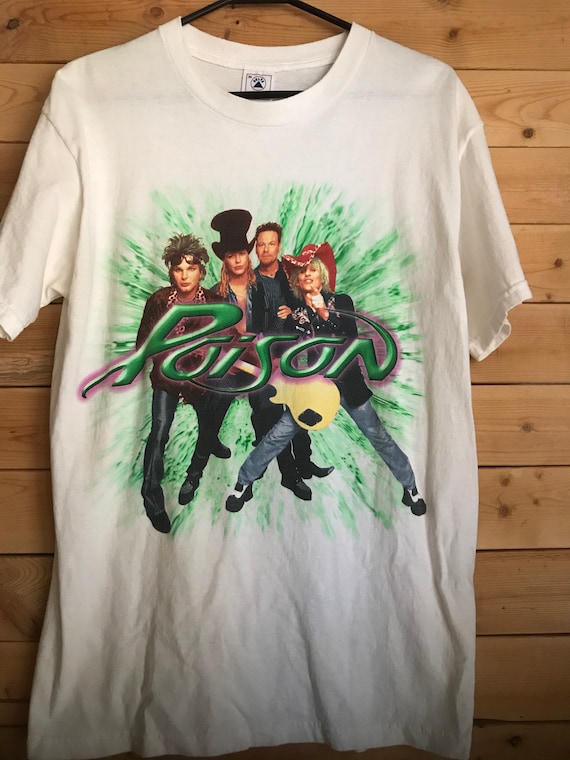 Vintage Poison Shirt // Vintage Rock Band Shirt //