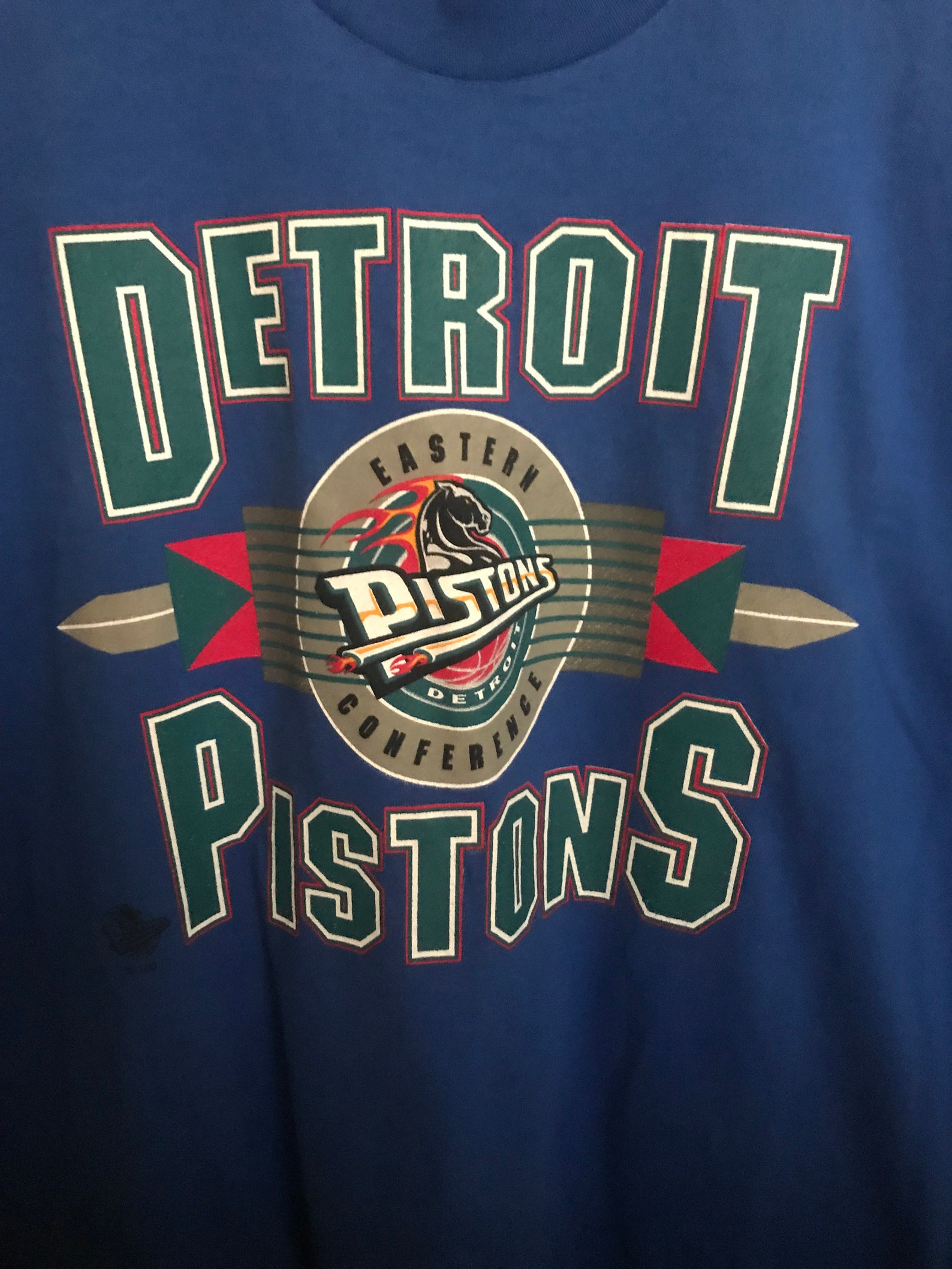 Vintage Detroit Pistons Shirt // Vintage Pistons Shirt // | Etsy