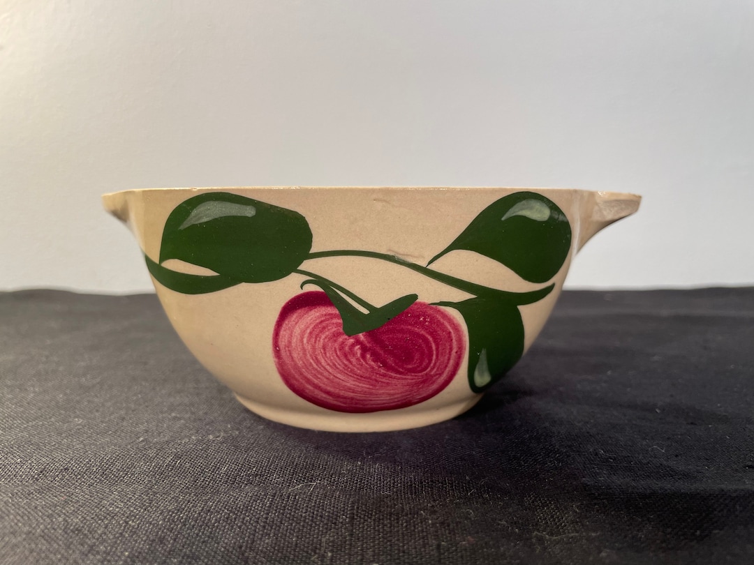 Watt Oven Ware Apple Design Individual Casserole 18N Etsy