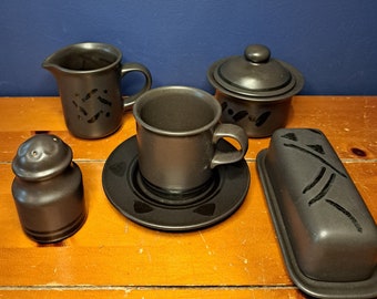 vintage Pfaltzgraff Midnight Sun Vaisselle