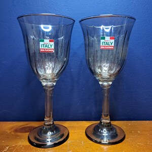 Calici da vino vintage in quarzo fumé con bordo in platino, calici da vino vintage in vetro fumé realizzati in Italia con vero platino