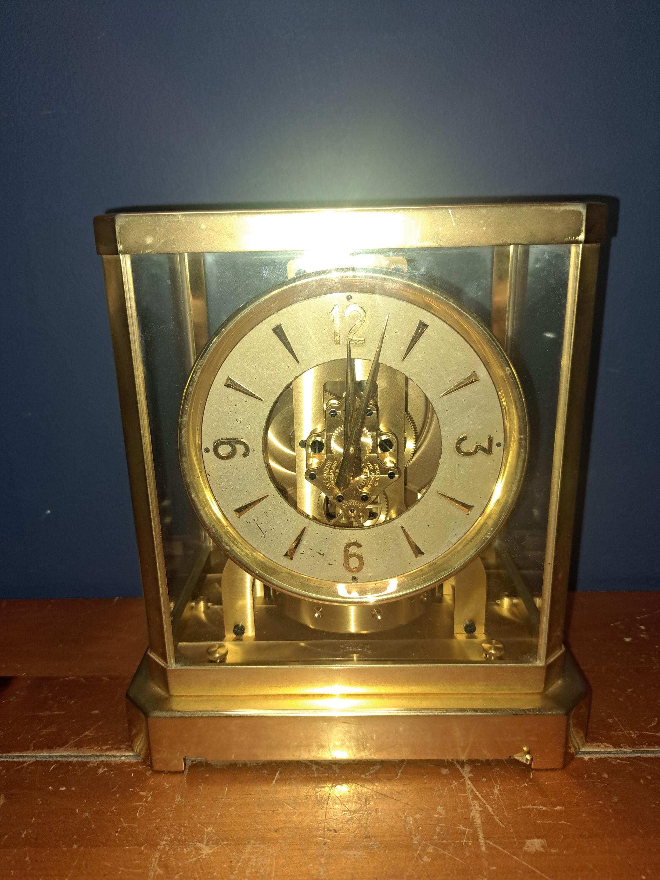Antique Jaeger Lecoultre Atmos Clock, Gold Plated - Etsy