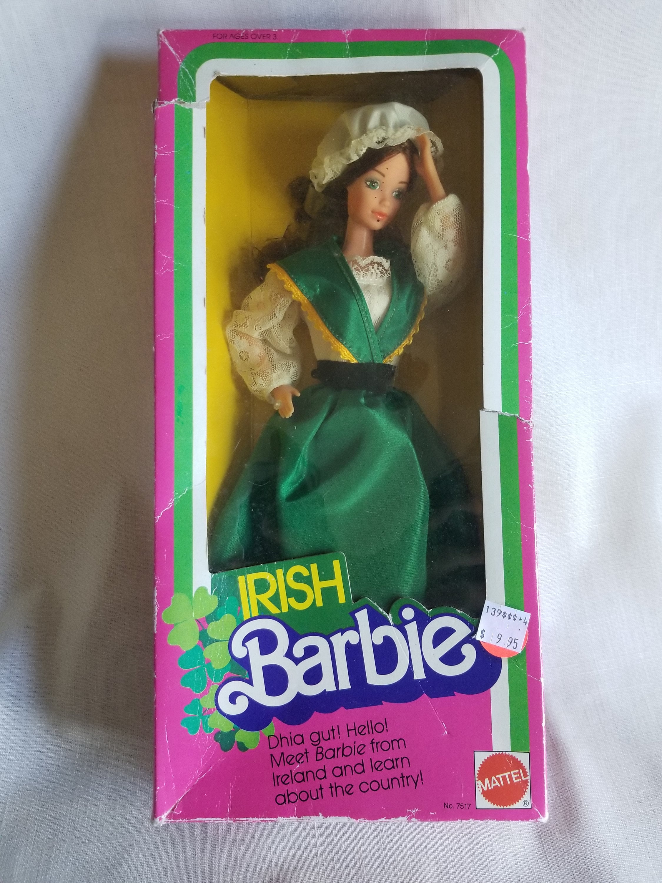 Vintage Irish Barbie 1983 With Original Case Etsy