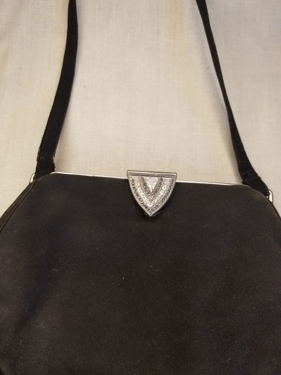 Kate Spade New York Black Suede Shoulderbag Handbag Purse Pocketbook | eBay