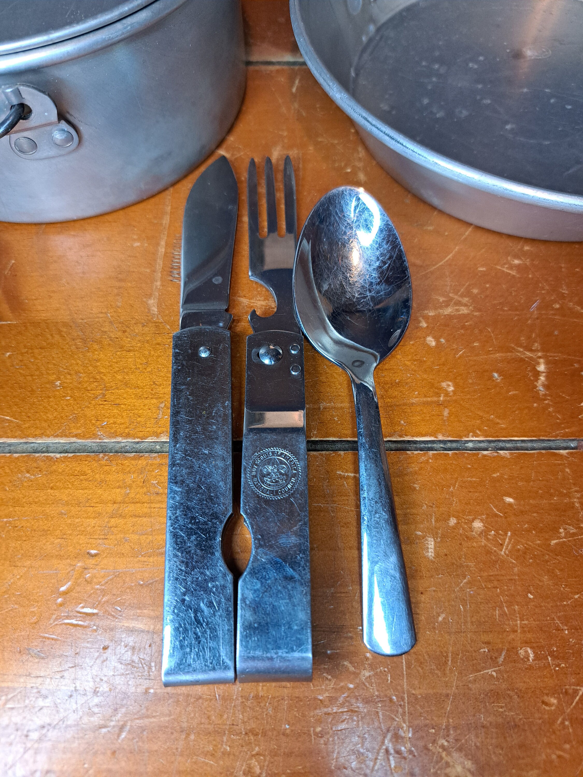 Vintage BSA 1950s Aluminum Mess Kit, Vintage Boy Scouts of America Mess ...