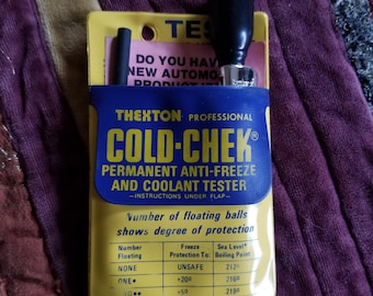 Vintage Thexton Cold-Chek Anti-Freeze & Coolant Tester
