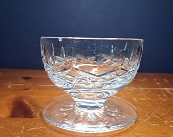 Vintage Waterford Lismore Footed Desert Bowl, Vintage Grapefuit-Schüssel von Waterford, Waterford Crystal Bowl Lismore Pattern, Sherbert Bowl