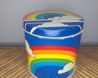 Vintage regenboogkoekvorm, vintage blikken bus