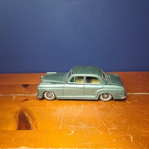 Vintage Bandai 1961 Mercedes Benz Tin Car Made in Japan, Japanese Bandai Toy Mercedes Benz Metal Car, Bandai Friction Tin Car, Mercedes Benz