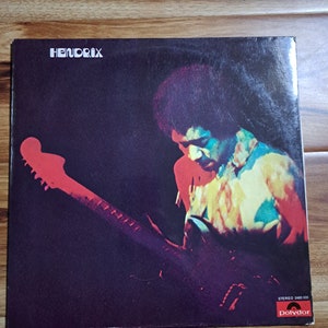 Vintage Vinyl Album Band of Gypsys by Jimi Hendrix, Polydor Records 2480 005, Vintage Jimi Hendrix Album Made in Germany, 1970s Jimi Hendrix